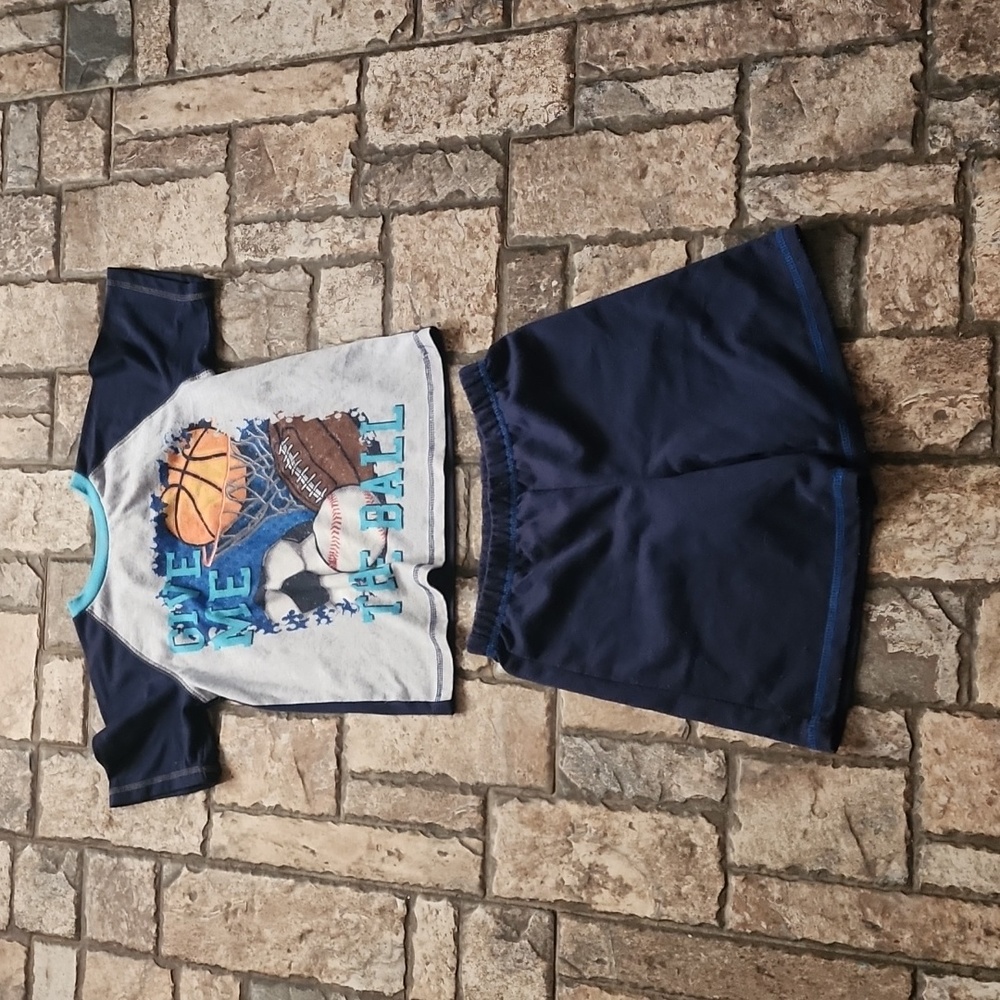 Steve Pajama Set " Give Me the Ball"